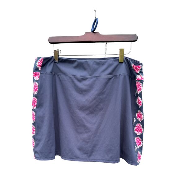 Tommy Bahama golf sports Athleisure skort UPF 50 wicking gray tropical womns. XL - Picture 7 of 7